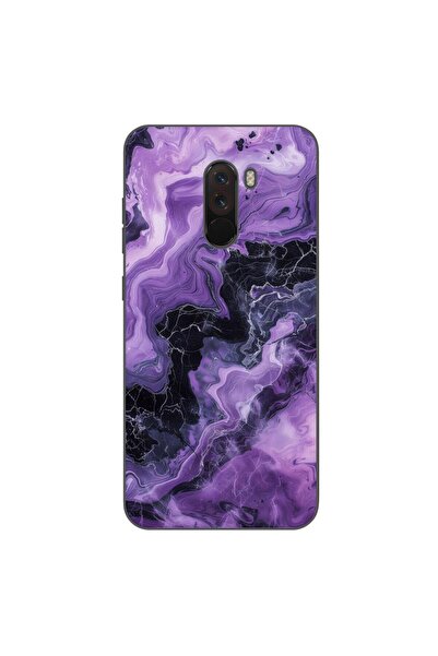 OEM Калъф, съвместим с Xiaomi Pocophone F1, силиконов гел TPU, с абстрактен д...