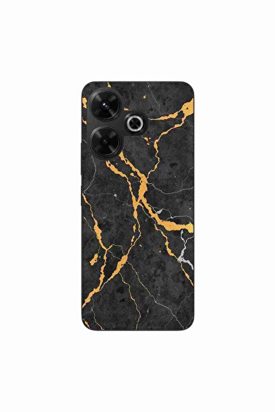 OEM Case compatible with Xiaomi Redmi 13 4G Silicon Gel Tpu Model Noir Gold M...