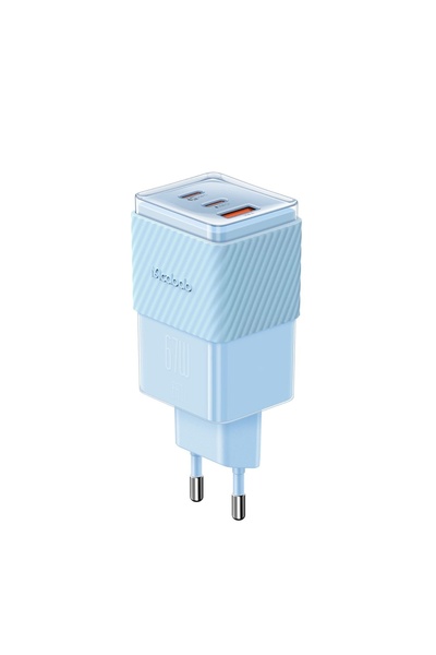 Mcdodo Încărcător de rețea cu 2 porturi Type-C și 1 port USB-A, Dicromatic Ga...