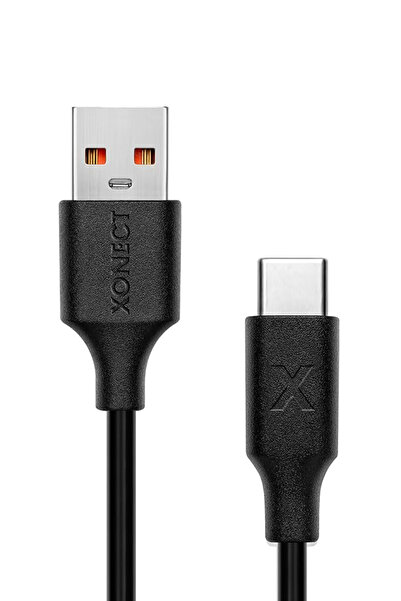 XONECT USB to Type-C iPhone ve Samsung Modelleri için Hızlı Şarj ve Data Kabl...