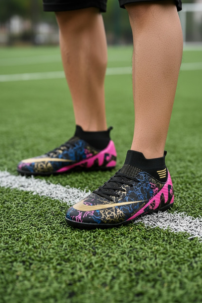 SHOUGO Men's Professional Sock-Integrated Comfortable Football Boots and Carp...