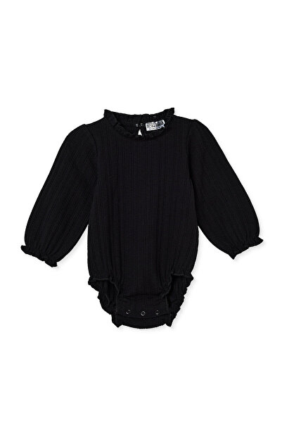 ebebek Hello Baby HelloBaby Kız Bebek Body Çıtçıtlı Bisiklet Yaka Long Sleeve