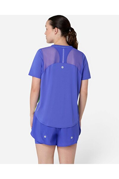 Asics ROAD FADE SS TOP Kadın Mavi Kısa Kollu Tshirt 2012D420-400