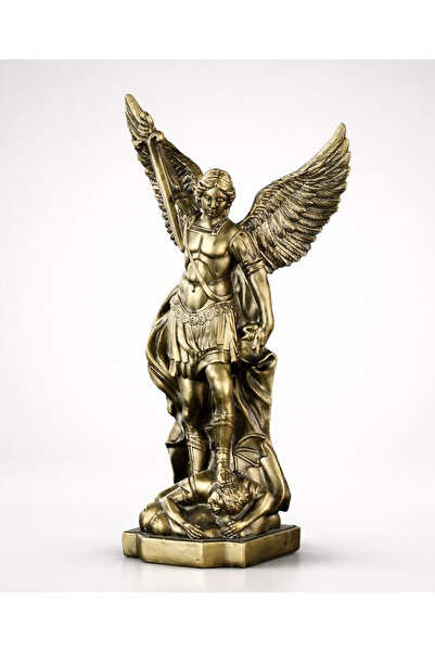 OEMN Statuie Arhanghelul Mihail, rășină, 19 cm