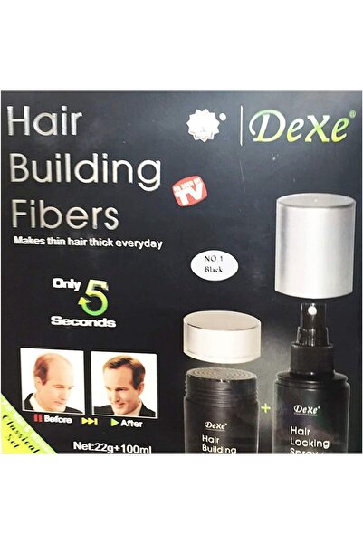 Dexe Hair Building Fibers - Black