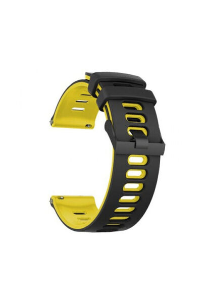 OEM Δίχρωμο Λουράκι Xiaomi Watch 5 Μαύρο Κίτρινο