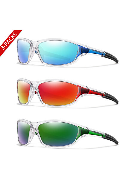 choice2 BE3-5-7 3 PCS Brand Polarized Cycling Sunglasses UV400 Outdoor Sports...