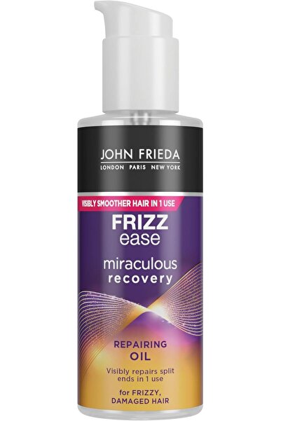 John Frieda زيت فريز-إيز المعجزة للتعافي، 100 مل للشعر المجعد والتالف
