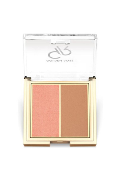 Golden Rose ICONIC BLUSH DUO 01 ROSE AND NUDE 2X3GR