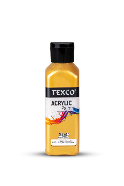 TexCo METALİK BOYA KLASİK ALTIN 130 ML
