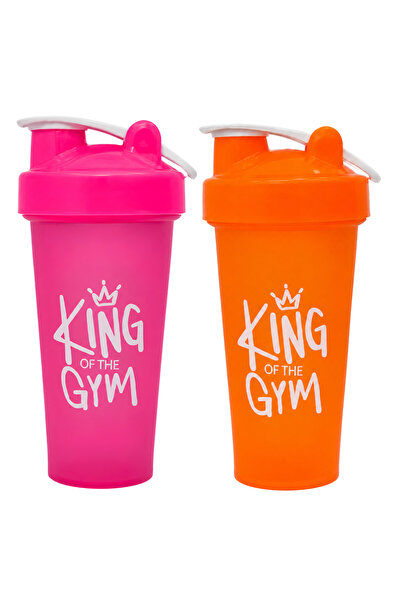 COOL PLASTİK King Of The Gym Shaker 650 ML Ölçekli ve Sızdırmaz Kapaklı Prote...