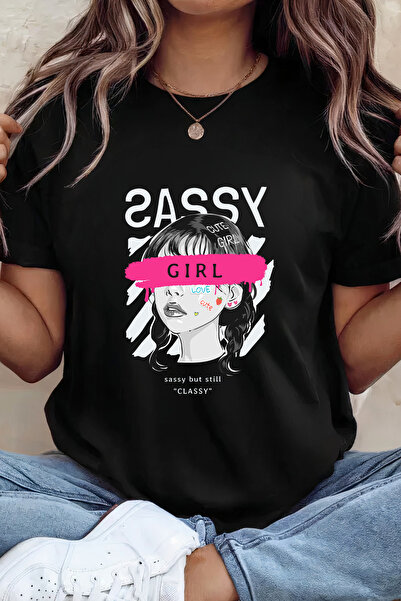Sarah's Boutique Women's T-shirt – 100% cotton – Cute Girl
