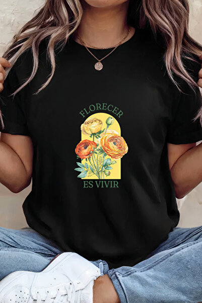 Sarah's Boutique Women's T-shirt – 100% cotton – Florecer Vivir
