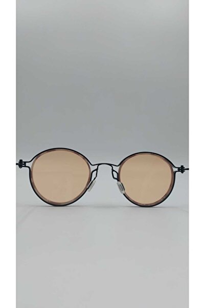 Yaseminli Butik Metal Frame Orange Color Sunglasses