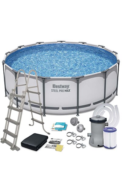 BESTWAY Set piscină rotundă cu cadru 396x122cm