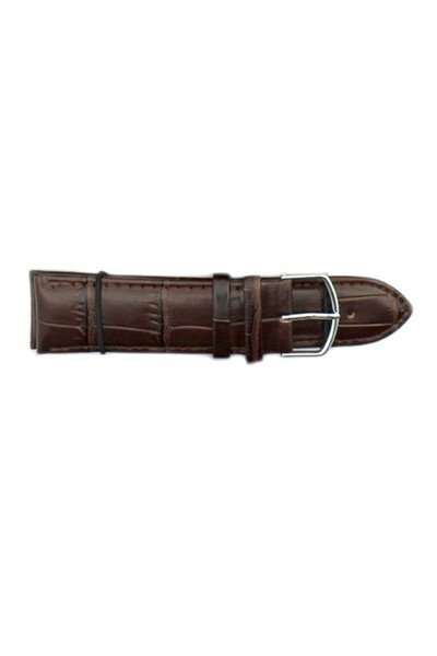 OEM Curea de ceas din piele Jastrap Croc Brown (72245-JA-BROWN-S) 24mm
