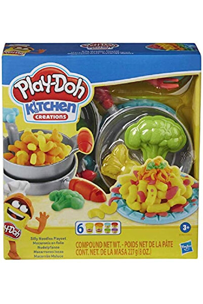 Hasbro Σετ Πλαστιλίνα Play-Doh Εργαστήριο Δημιουργιών Αστεία Νουντλς (E9369)