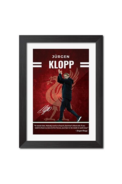 ALAYRA International Alayra Jurgen Klopp Poster Liverpool Quotes Photo Signat...