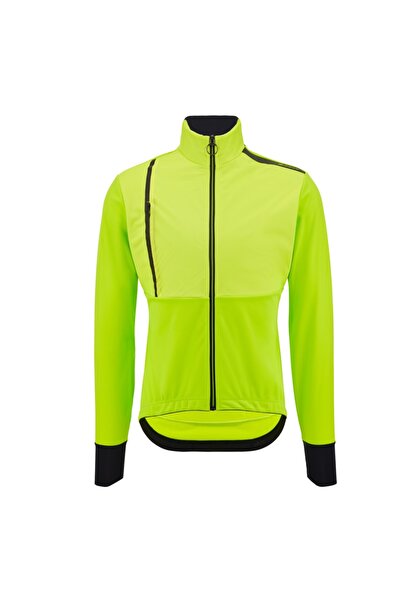 Santini Geacă de ciclism pentru bărbați Vega Absolute FW 2024 - Verde/Negru - S