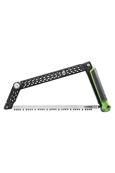 GERBER Freescape Fierăstrău Pliabil, Oțel Inoxidabil/Cauciuc (Negru/Verde)