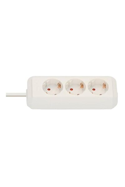 Brennenstuhl 1158610050 Extension Lead, 3 Outlets, 5 m, 230 V, White