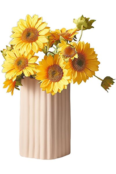 Arabest Ceramic Decorative Vases,Geometric Design Flower Vase,Minimalist Styl...