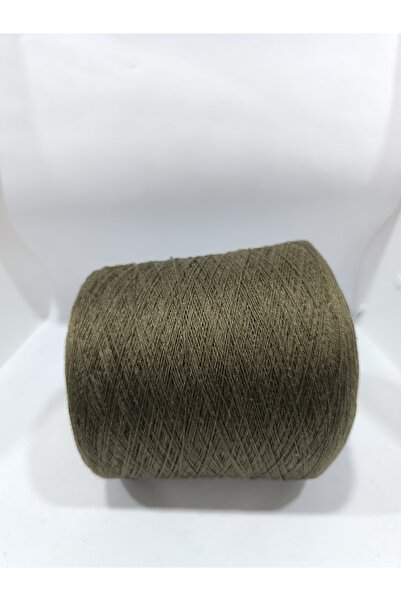 Pİ Yarn Imported 100% Linen Hand Knitting Yarn Khaki Color 200 Gr