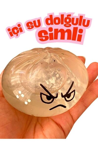 TOYTOPIA Su Dolgulu Simli Çin Mantısı Squishy Rastgele renk Water Filled Glit...