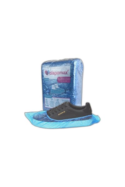 Dipomax Galoş 9 Mikron Mavi Çift Lastik 20 Çanta/ 20.000 Adet / 1 Koli