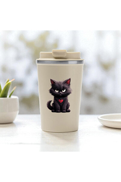 Cu Pisici Cana termos cafea-Grumpy Meowlentine
