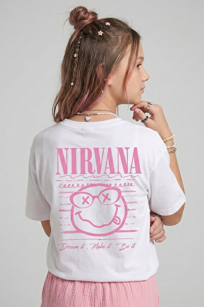 Dmb Girl's Printed Basic Cotton T-Shirt