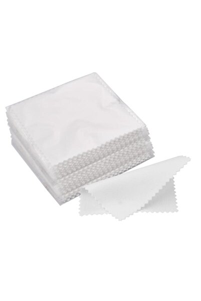 Choice8 White 50pcs 50pcs Sterling Silver Polishing Cloth Set Jewelry Cleanin...
