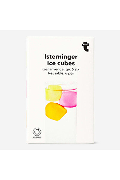 Flying Tiger Copenhagen 6'lı Tekrar Kullanılabilir Buz Küpü