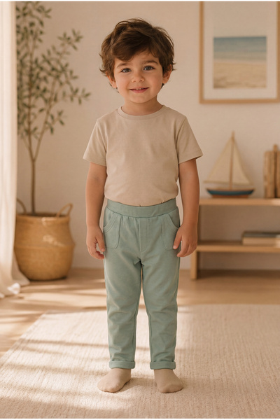 ZUMI BABY KIDS Πράσινο βαμβακερό εσώρουχο για αγόρια