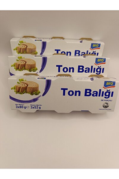 Aro Ton Balığı 9 x 80 Gr İri Parçalı