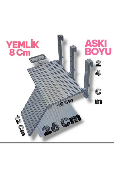 Salıncak Kaplumbağa Rampası Yükseklik Ayarlı Merdivenli/Yemlikli 26 Cm (Açık ...