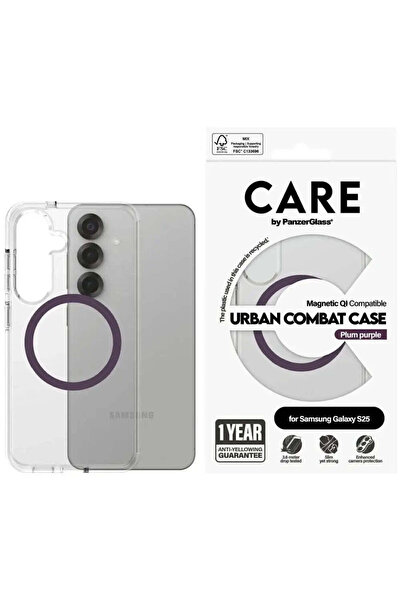Panzer Glass CARE by PanzerGlass Husă Flagship Urban Combat Purple QI pentru ...