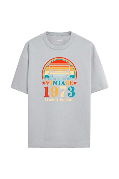 Colermi 1973 Mixtape Round Neck Oversize Vintage T-Shirt