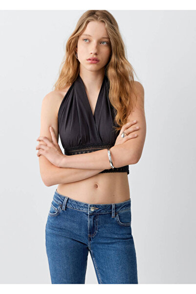Mango Teen Düşük belli flared jean