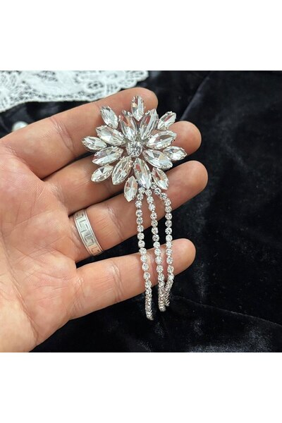 Leylak Store Kristal Taşlı Abiye Aplik 3 Adet– Ütüyle Yapışan Şık Tasarım