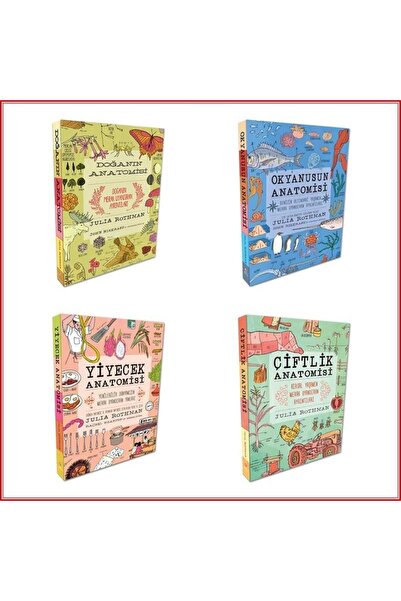 ODTÜ Yayıncılık مجموعة كتب جوليا روثمان للتشريح (4 كتب)