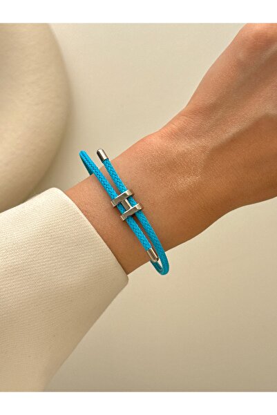 YOUES JEWELRY Steel Women's Men's Unisex Adjustable Rope Bracelet