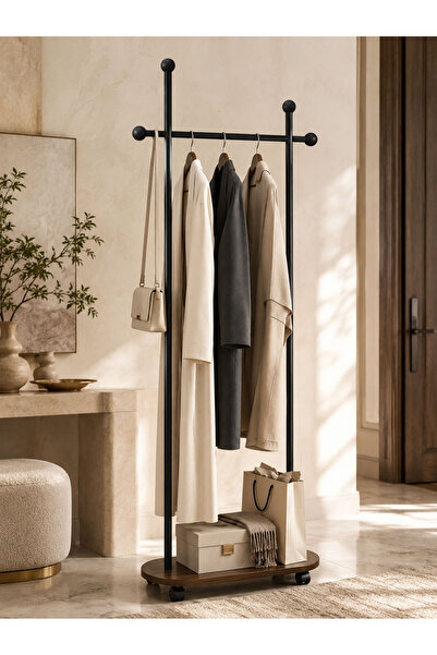EqiEch 175CM Modern Coat Rack, Freestanding Coat Rack, Mobile Clothes Hanger,...