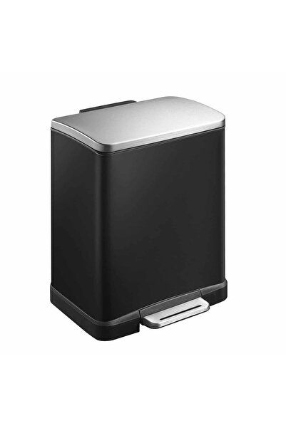 EKO Coș de gunoi cu pedală, EKO, E-Cube, 12 litri, 1 compartiment, negru