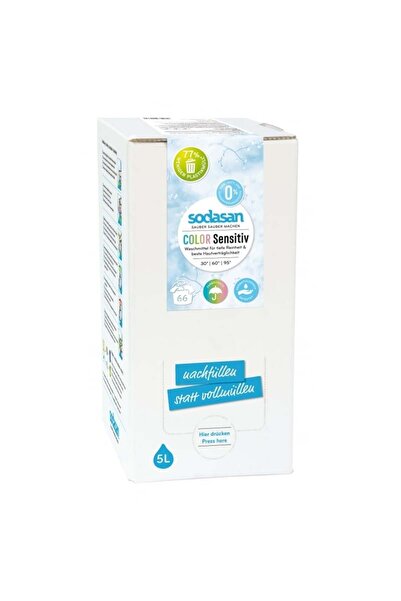 Sodasan Detergent lichid pentru rufe colorate sensitiv 5l