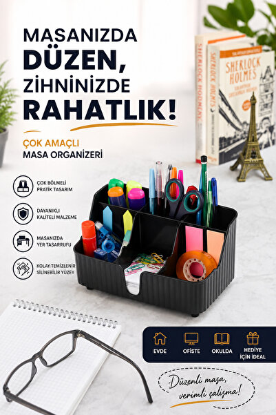 Northern Star Masa Üstü Organizer Kalemlik Çok Amaçlı Takı Makyaj Düzenleyici...
