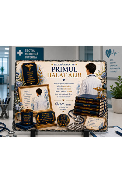 hiperborea Placă ardezie - Primul Halat Alb pentru Viitor Medic