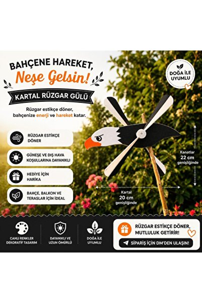 Mystoray Rüzgar gülü , Kartal rüzgar gülü, hobi bahçe tasarım dekor