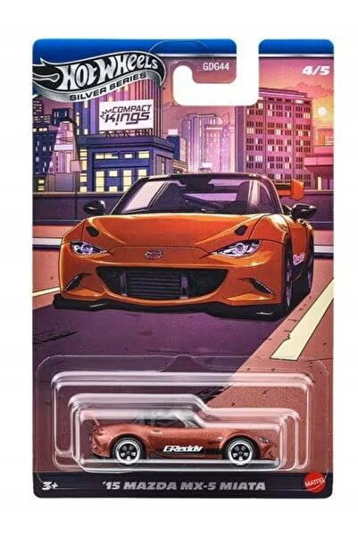 HOT WHEELS Masina metalica, Hot Wheels, Silver Series, 15 Mazda MX-5 Miata, 1:64