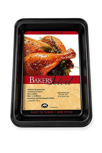 Bakers صينية تحميص متوسطة الحجم 33 × 23 × 5 سم